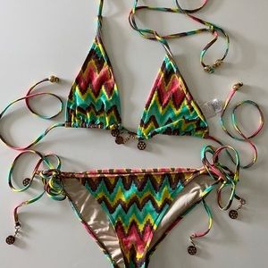 Milly string tie bikini P XS